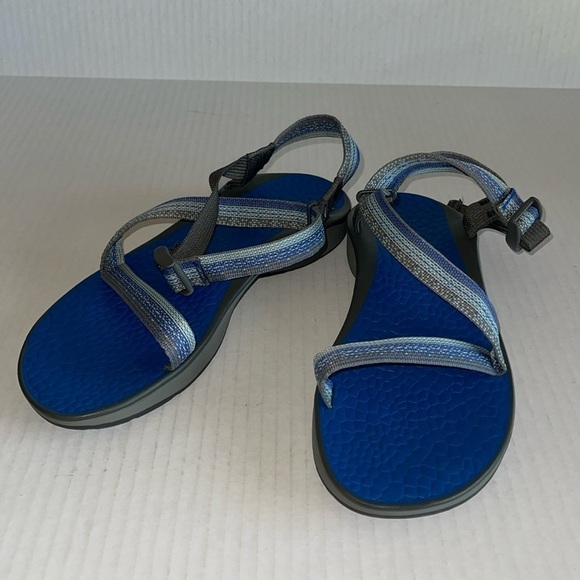 Chaco Blue And Gray Sandals - Picture 2 of 9
